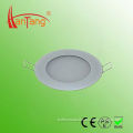 Ip20 6 Inch Indoor Round Led Ceiling Panels Of Satin Aluminum For Household